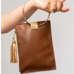 Sold Out! Beau & Ro Blue and Gold Clutch